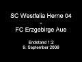 sc westfalia herne 04 vs  fc erzgebirge aue   match