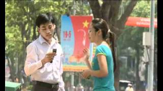 Dua chut thoi - Nem dien thoai vao thung rac - Dua chut thoi vtv6