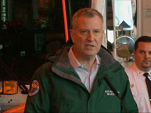City - New York City Mayor Bill de Blasio says the snowstorm bearing down on the Northeast could be among the worst the city has ever seen. (Jan. 25) Subscribe for more Breaking News: http://smarturl.it/...