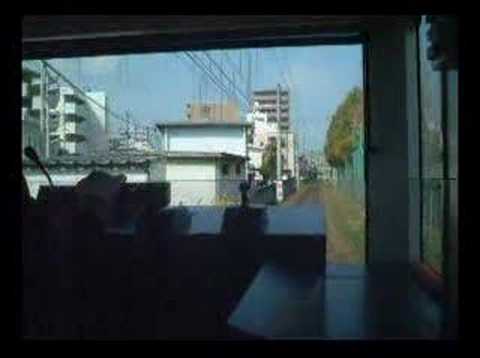 伊予鉄道　環状線　２１００型　鉄砲町～清水町