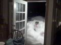 videos de Ohio boy wearing only a swimsuit leaps into mound of snow
