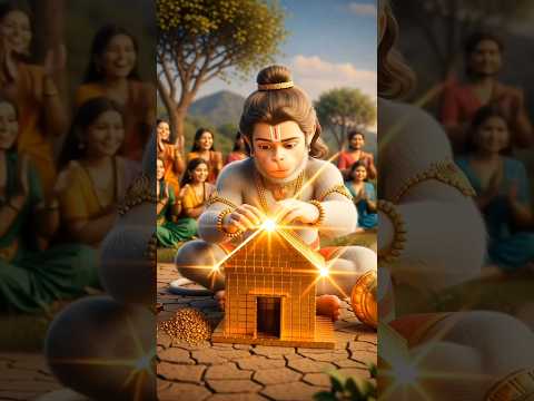 Made the Best Hut? Hanuman or Demon 🏠#ai #video #hanuman #shorts