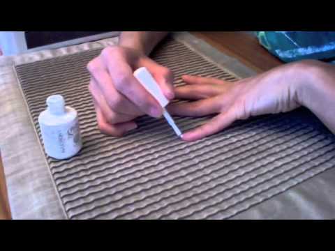 how to apply french manicure