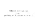 Genbrug af byggematerialer