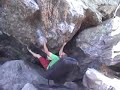 Gang Bang arete V8 with a crashpad