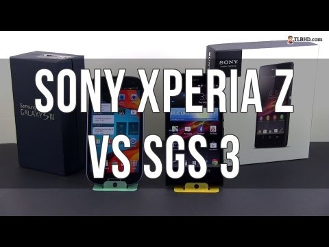 Sony Xperia Z vs Samsung Galaxy S3 comparison