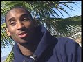 Kobe Bryant Rookie Year NBA Action Interview