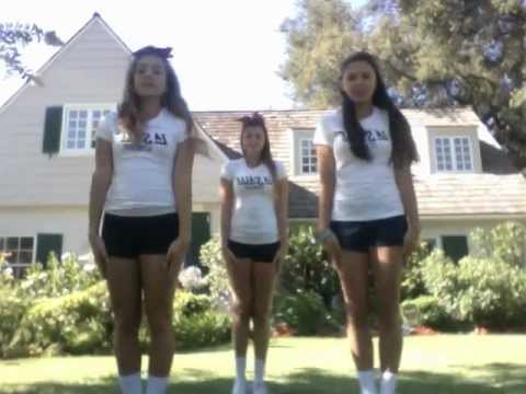 sideline cheers - NOTE: When learning the cheers, make sure you mirror the video.