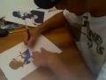 The making of a stencil