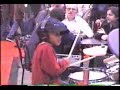 young jamin williams on the drums at the namm show