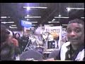 young jamin williams on the drums at the namm show