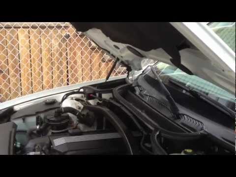 How to install a cabin air filter in a BMW x3 x5 DIY