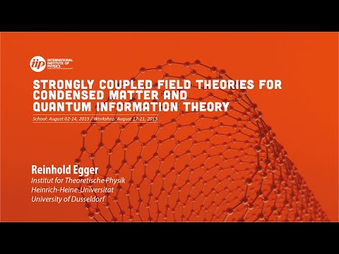 Topological Kondo Effect in Majorana Devices (Lecture 1) - REINHOLD EGGER