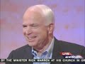 John McCain Saddleback Presidential Forum pt.1