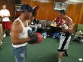 Ronney Vargas prefight warm-up. 7-31-08.