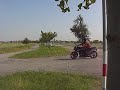 starting with kawasaki gpz 500s then braking hard + burnout