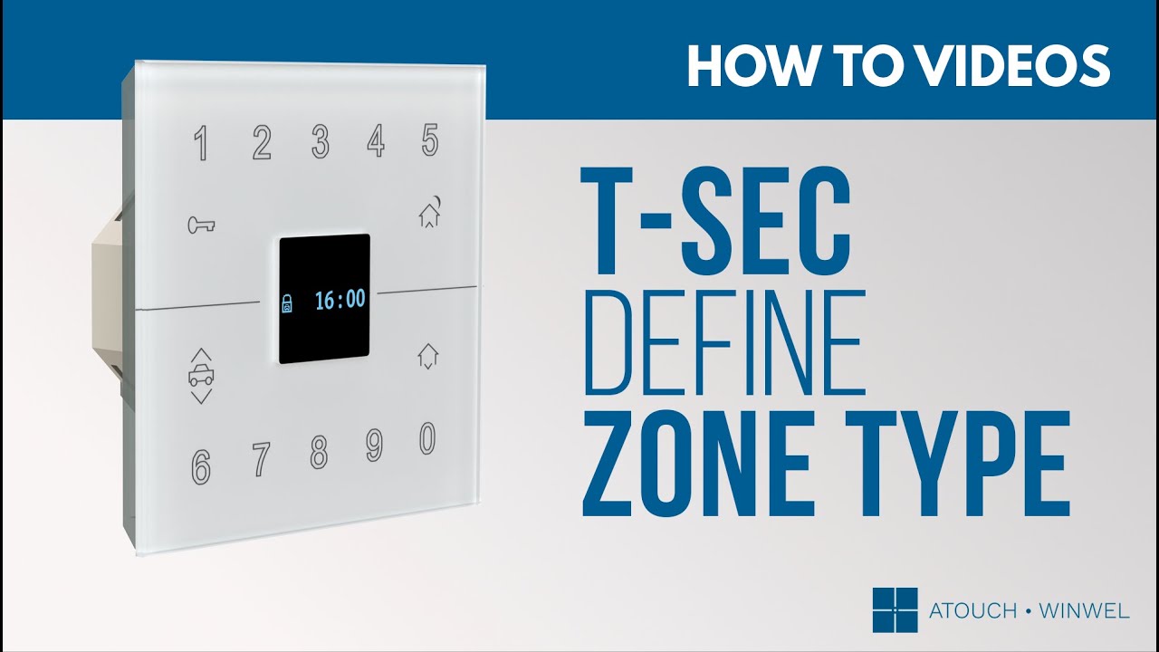T-SEC - Como definir o tipo da zona