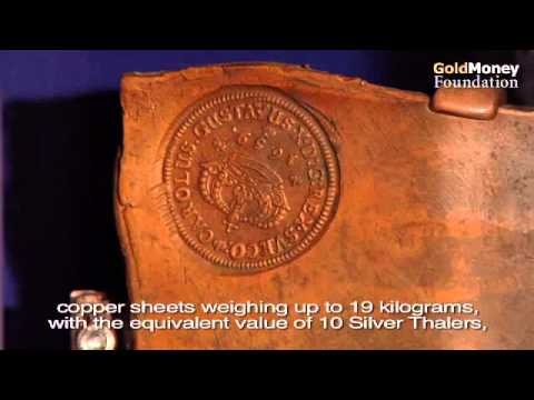 Copper money in Sweden 1600 to 1700