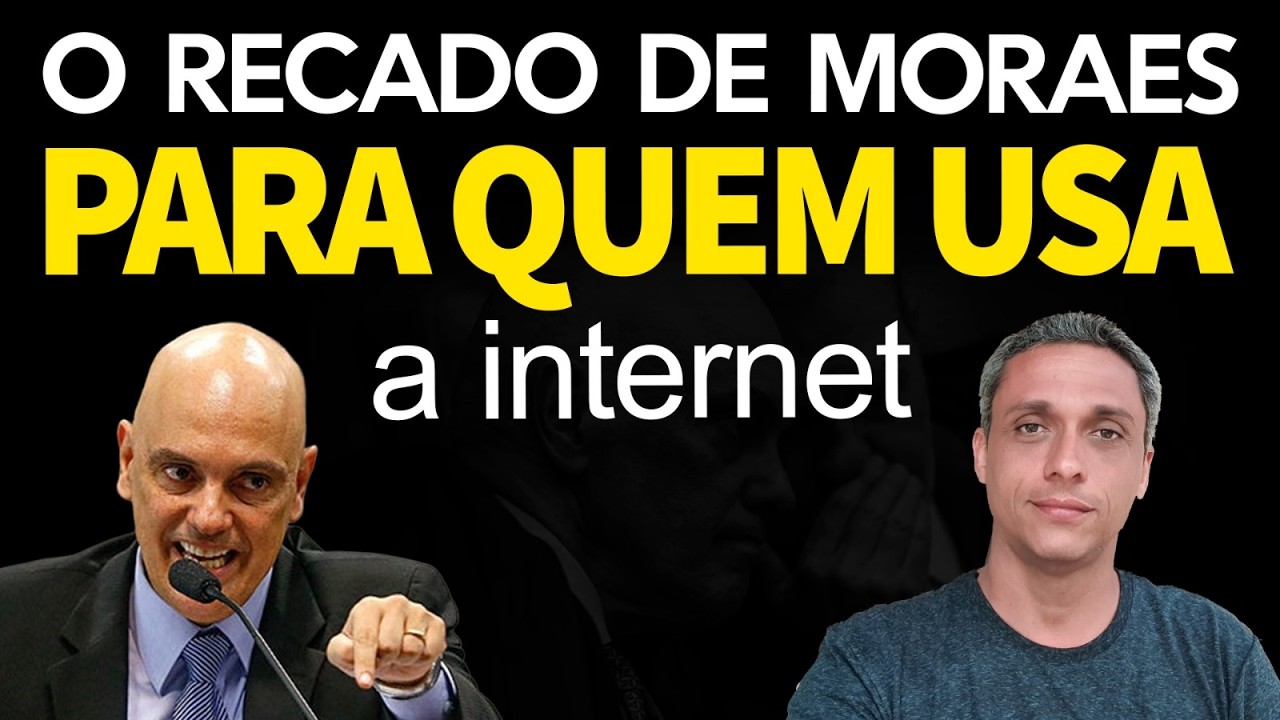 MORAES VOLTOU A FALAR - Dessa vez contra o povo que tem opinião na internet