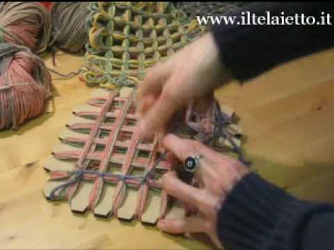 butterfly loom - chiusura degli incroci