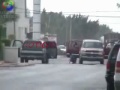CONVOY DE SICARIOS ENCAPUCHADOS - BALACERA - PELIANDO TERRENO (en vivo y directo)