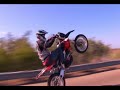 Aprilia SVX 450 V-twin insane stunts Aprilia SVX 450 V-twin insane stunts