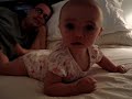 Lilly starting to crawl