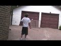 Hardest Slapshot Ever! Almost Knocks the Net Over!