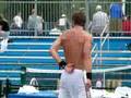 2008 July 30 Cincinnati Open - Shirtless Marat Safin Practice