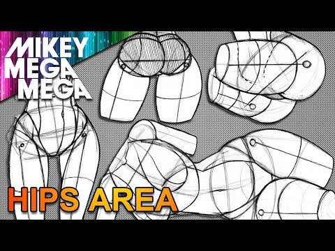 video-linktoworks-How To Draw HIPS & WAIST 2 + THIGHS & BUM