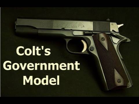 Colt's Government Model 45 ACP 1911 Pistol