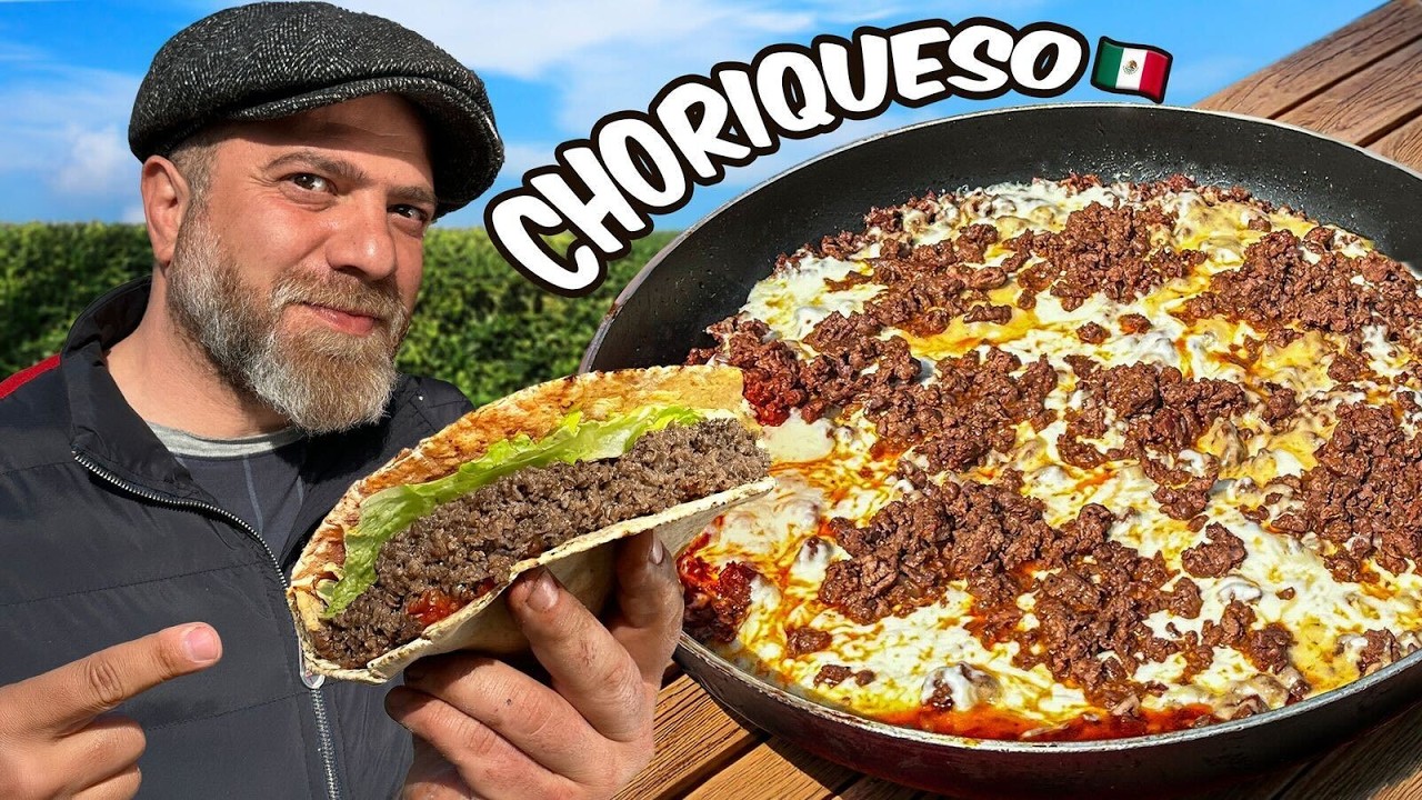 Fiery CHORIQUESO with Cheese and Smoky Grilled Vegetables!