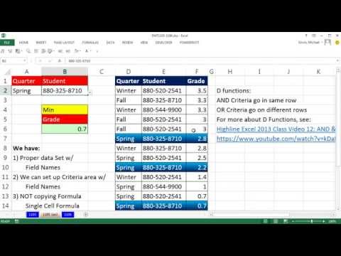 how to define quarter in excel
