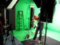 INSIDE THE STUDIO FILMING FOR 