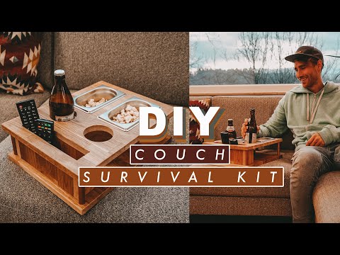 Perfekte Geschenkidee für alle Couch Potatoes - DIY 2 in 1 Getränke- und Snackhalter | EASY ALEX
