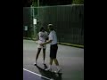 Tennis Skit Featuring Rocio, Vicente, and Coach Donny
