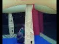 Tanner and Jack on a moon bounce