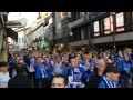 Niebiesko-Biała inwazja na Bragę. Kibice przed meczem SC Braga - Lech Poznań (2:0) 24.02.2011