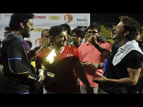 Abhishek Bachchan - Bollywood came out in full strength to support Ira Khan, Aamir Khan's teenage daughter's charity football match. We spotted actors like Aamir Khan, Hrithik R...