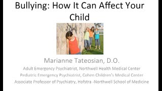 AAHPO Seminar "Bullying: How it can affect your child"