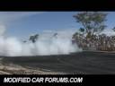 Blue HQ Ute burnout at Springnats 2008 Blue HQ Ute burnout at Springnats 2008