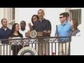 President Barack Obama praises US military in Independence Day speech