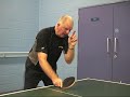 How to Play a Table Tennis Backhand Drive - Stage 3 Wrist