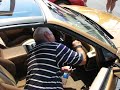 The inventor of the Fiero signing my car. He told me he was in part responsible for my car being built at DGP.
