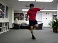 Short footbag run