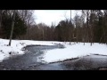 Catskills Winter Stream - YouTube