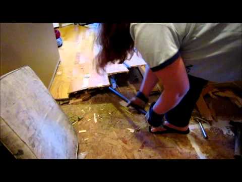 how to remove laminate flooring