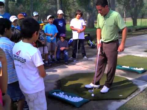 Free golf lessons for kids :  Full Swing with Balance and Follow Through