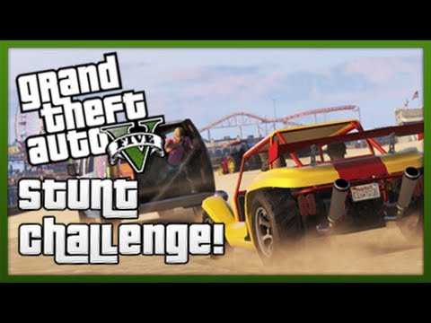 GTA 5: Stunt Challenge! - Episode 4 (GTA V Stunts & Tricks)