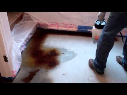 how to dye concrete